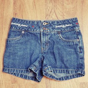 Tommy Hilfiger Girls High Wasted Jean Shorts SZ8